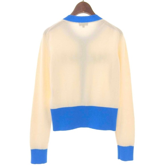 Cardigan Chanel CHA NEL blanc bleu FR 36 - Picture 2 of 6